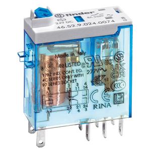 Finder 46.52.9.012.0074 Steckrelais 12 V/DC 8A 2 Wechsler 10 St. Tray