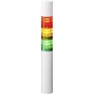Patlite Signaalzuil LR4-3M2WJBW-RYG LED 3-kleurig, Rood, Geel, Groen 1 stuk(s)