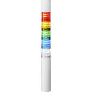 Patlite Signaalzuil LR4-5M2WJBW-RYGBC LED 5-kleurig, Rood, Geel, Groen, Blauw, Wit 1 stuk(s)