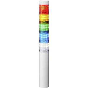 Patlite Signaalzuil LR4-5M2WJNW-RYGBC LED 5-kleurig, Rood, Geel, Groen, Blauw, Wit 1 stuk(s)