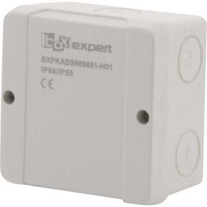Boxexpert BXPKABS989861-H01 Installations-Gehäuse 98 x 98 x 61 ABS Lichtgrau 10St.