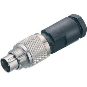 Binder 99 0401 00 02 Kabelstecker Stecker, gerade Serie (Rundsteckverbinder): 712 Gesamtpolzahl: 2 2