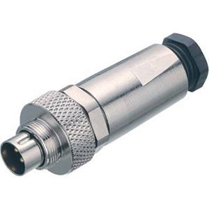 Binder 99 0401 10 02 Kabelstecker Stecker, gerade Serie (Rundsteckverbinder): 712 Gesamtpolzahl: 2 2