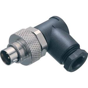 Binder 99 0401 70 02 Winkelstecker Stecker, gewinkelt Serie (Rundsteckverbinder): 712 Gesamtpolzahl: