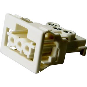 Adels-Contact 148653 Netz-Steckverbinder Buchse, gerade Gesamtpolzahl: 3 + PE 16A Weiß 200St.