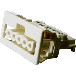 Adels-Contact 148655 Netz-Steckverbinder Buchse, gerade Gesamtpolzahl: 5 + PE 16A Weiß 100St.
