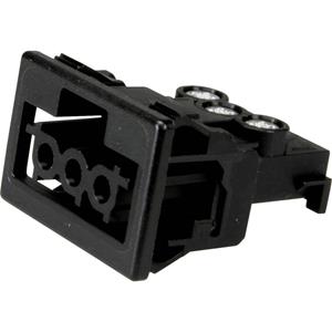 Adels-Contact 148663 Netz-Steckverbinder Buchse, gerade Gesamtpolzahl: 3 + PE 16A Schwarz 200St.