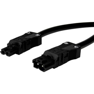 Adels-Contact Elektrotechnische Fabrik GmbH & Co. Adels Contact Verbindungsleitung 2m Stecker-Buchse AC 164 VLS/215 200 schwarz