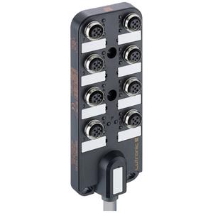 Lutronic 5500 08DL1 3... 5500 08DL1 313 5m Sensor/Aktorbox passiv M12-Verteiler mit Metallgewinde 1S