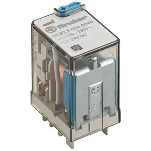 Finder 56.32.9.024.0094 Steekrelais 24 V/DC 12 A 2x wisselcontact 10 stuk(s)