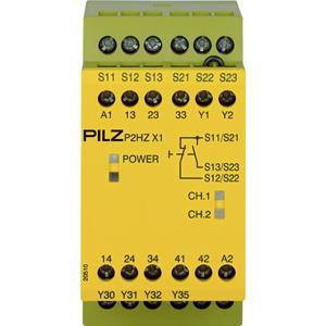 PILZ Sicherheitsschaltgerät P2HZ X1 24VDC 3n/o 1n/c Betriebsspannung: 24 V/DC 3 Schließer, 1 Öffn