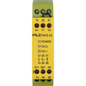PILZ Sicherheitsschaltgerät P2HZ X3 24VDC 2n/o 1n/c Betriebsspannung: 24 V/DC 2 Schließer, 1 Öffn
