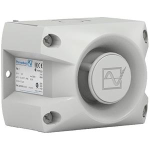 Pfannenberg Modulator 23310630101 PA 1 10-57DC M12 7035 Golftoon, Enkele toon, Continugeluid, Meertonig, Pulstoon 24 V/DC 105 dB