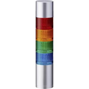 Patlite Signaalzuil LR6-402WJBU-RYGB LED 4-kleurig, Rood, Geel, Groen, Blauw 1 stuk(s)
