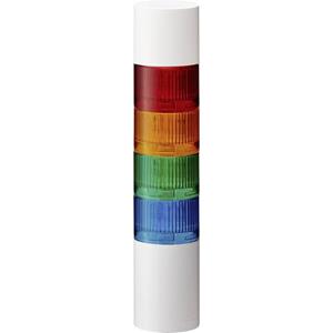 Patlite Signaalzuil LR6-402WJBW-RYGB LED 4-kleurig, Rood, Geel, Groen, Blauw 1 stuk(s)