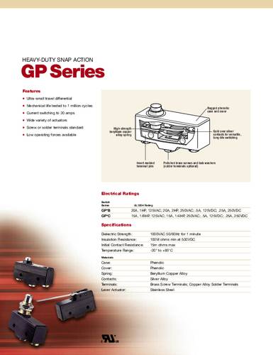 ZF GPTBLS01 Schnappschalter 100St.