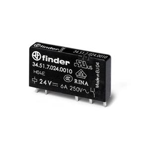 Finder 34.51.7.012.4010 Printrelais 12 V/DC 6 A 1x wisselcontact 20 stuk(s)