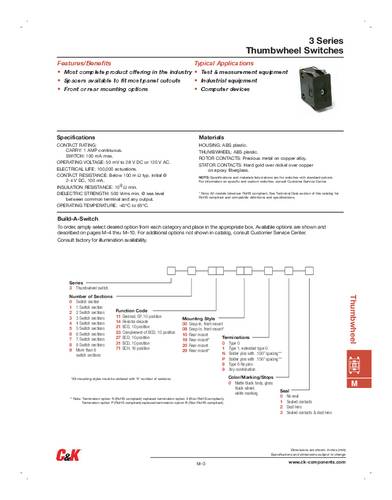 c&kswitches C & K Switches 302319100 Codierschalter BCD 0-9 1St.