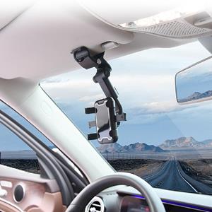 LuxeBass Auto Telefoonhouder voor Dashboard of Zonneklep met 360 graden Rotatie - LB592