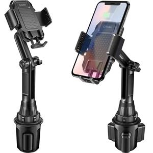 LuxeBass Telefoonhouder Auto Bekerhouder met Zwanenhals | 360° roteren - LB535