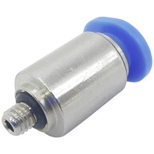 trucomponents TRU COMPONENTS Gerade-Verbinder POC4-M3C Rohr-Ø: 4mm Gewinde-Maß: M3 x 0.50