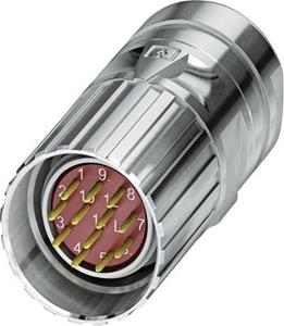 Phoenix Contact M23 Feedbackconnector 1619630 CA-12M1N8A85DU Zilver  Inhoud: 1 stuk(s)