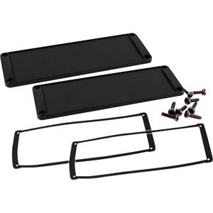 hammondelectronics Hammond Electronics Eindplaat Aluminium Zwart (l x b x h) 6 x 168.50 x 56.90 mm 1 stuk(s)