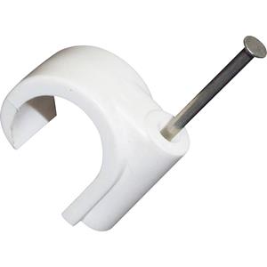 trucomponents TRU COMPONENTS Nagelschellen TC-10354928 Bündel-Ø-Bereich 5mm (max) Weiß 100St.
