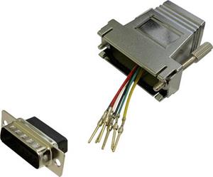 bklelectronic BKL Electronic 10121117 Adapter D-SUB-Stecker 15pol. - RJ12-Buchse 1 St. Single