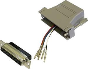bklelectronic BKL Electronic 10121124 Adapter D-SUB-Buchse 25pol. - RJ12-Buchse 1 St. Single