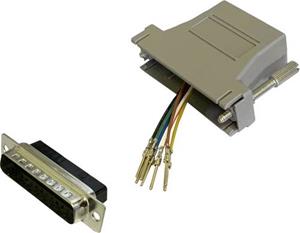 bklelectronic BKL Electronic 10121133 Adapter D-SUB-Stecker 25pol. - RJ45-Buchse 1 St. Single