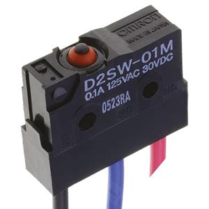 Omron Microschakelaar 30 V/DC 0.1 A 1x aan/(aan) 1 stuk(s) Bag