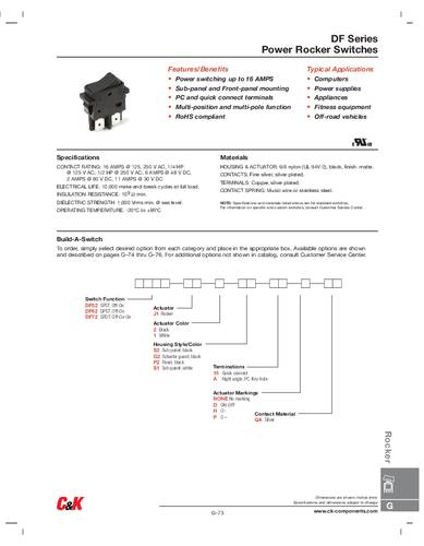 c&kswitches C & K Switches DF62J11S1AHQA