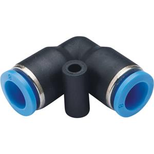 TRU COMPONENTS Haakse koppeling TC-10462572 PV6 Buis-Ø: 6 mm 1 stuk(s)