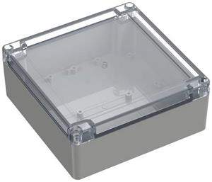 trucomponents TRU COMPONENTS TC-10860872 Universal-Gehäuse 149.90 x 149.90 x 60 ABS-PC Lichtgrau 1St.