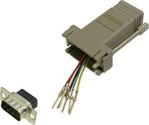 bklelectronic BKL Electronic 10121103 Adapter D-SUB-Stecker 9pol. - RJ12-Buchse 1 St. Single