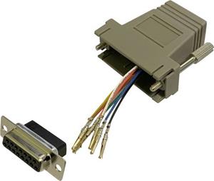 bklelectronic BKL Electronic 10121118 Adapter D-SUB-Buchse 15pol. - RJ45-Buchse 1 St. Single