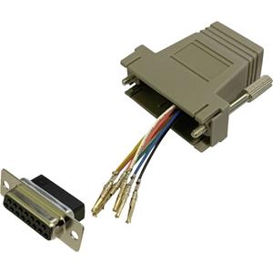 bklelectronic BKL Electronic 10121118 Adapter D-SUB-Buchse 15pol. - RJ45-Buchse 1 St. Single