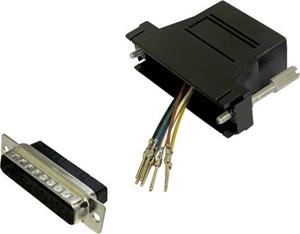BKL Electronic 10121134 Adapter D-sub stekker 25-polig - RJ45-bus 1 stuk(s) Single