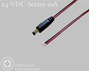 BKL Electronic DC-connector Holle DC-stekker - Vertind 5.5 mm 2.1 mm 1.5 m 1 stuk(s) Single