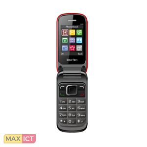 Bea fon Beafon C245. Vormfactor: Clamshell. SIM-kaart-capaciteit: Dual SIM. Beeldschermdiagonaal: 6,1 cm (2.4"), Resolutie: 240 x 320 Pixels. Bluetooth. FM-radio. Batterijtechnologie: Lithium-Ion 