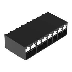 Wago 2086-1208 Printklem 1.50 mm² Aantal polen 8 Zwart 1 stuk(s)