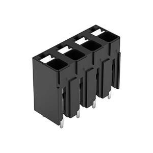 Wago 2086-3104/300-000 Printklem 1.50 mm² Aantal polen 4 Zwart 1 stuk(s)