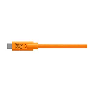 Tether Tools USB-kabel USB-C stekker, USB-micro-B 3.0 stekker 4.60 m Oranje CUC33R15-ORG