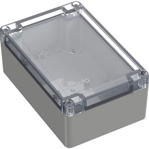 TRU COMPONENTS TC-10860780 Universele behuizing 150 x 100 x 60 Polycarbonaat Lichtgrijs 1 stuk(s)