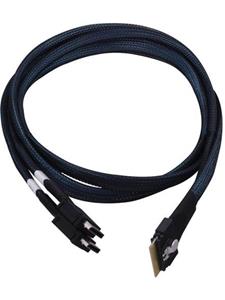 Microship Microchip Technology 2304800-R Serial Attached SCSI (SAS)-kabel 0,8 m Zwart