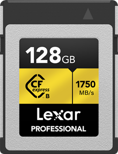 Lexar SDXC Professional 128GB 1800X UHS-II V60 Gold - 2pack
