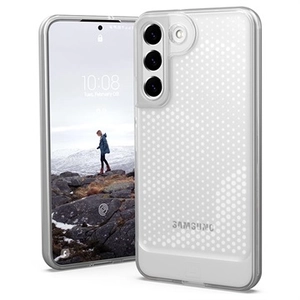 UAG Smartphone-Hülle »U by UAG [U] Lucent«, [Galaxy S22 Plus 5G Hülle, Halb-transparentes Cover, "Designed for Samsung" zertifiziert, Wireless Charging kompatible Schutzh