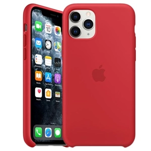 Apple Silikon Case iPhone 11 Pro Rot