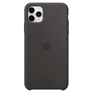 Silikon Case für iPhone 11 Pro Max schwarz